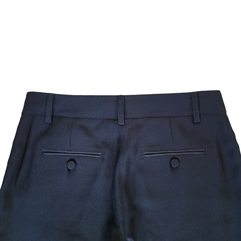 Rudsak Tuxedo Dress Pants Satin Side Stripes Slim Fit Cropped - Picture 5 of 11